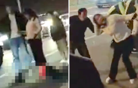 【閲覧注意】人妻を轢き殺した女ドライバー、2分後に旦那さんに殴り殺される（動画あり）