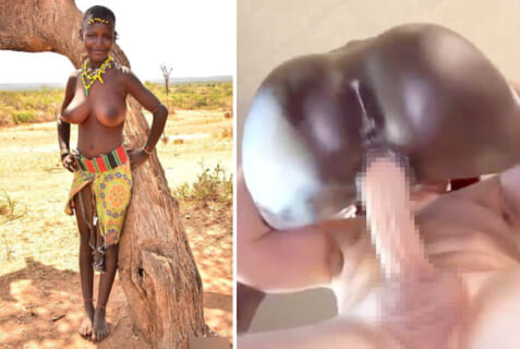 【ハメ撮り】白人観光客「裸族の巨乳女子とセ○クスしたらエロすぎたから見てくれ…」（動画あり）