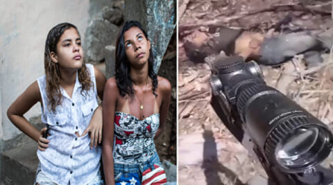 【閲覧注意】女ギャングさん、ライバルギャングに粉々にされる…（動画あり）