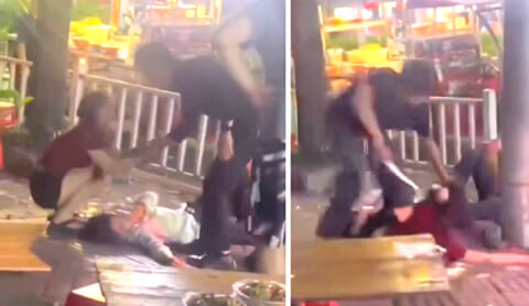 【閲覧注意】セ○クス大好き女さん、街中で彼氏にグッサグサに刺され死亡（動画あり）