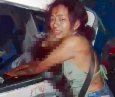 【閲覧注意】「最愛の旦那」が目の前で死んだ時の妻の反応がキツすぎる（動画あり）