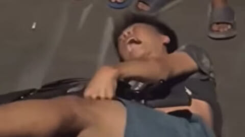 【閲覧注意】暴走族の少年、事故って ”死ぬ前の動き” が始まってしまう…（動画あり）