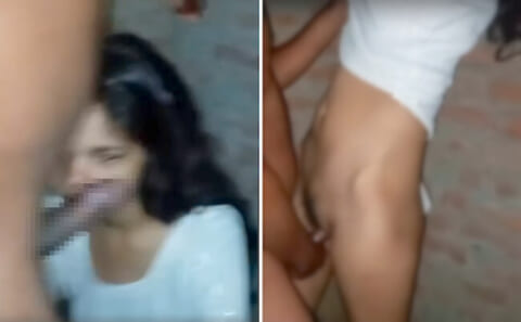 知らないおじさんに自宅前でレ●プされるインド人少女の動画、あまりに狂気すぎる