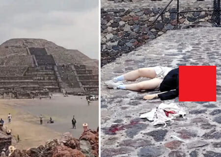 【閲覧注意】ピラミッドで銃乱射事件。観光客女性の死体画像や殺人動画などが公開される