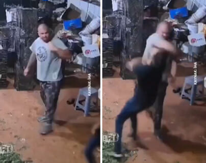 【衝撃映像】ヘビー級ボクサー、路上喧嘩で素人を一撃で死なせてしまう・・・・・