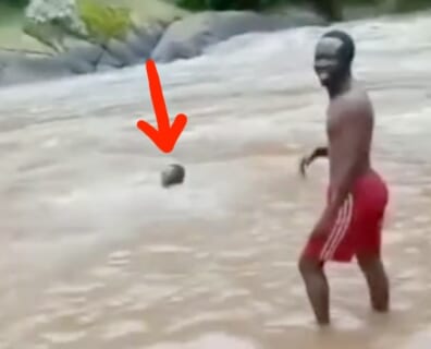 【閲覧注意】陽キャの川遊び、一人が溺れ始めても誰も気づかず…笑いながら…（動画あり）