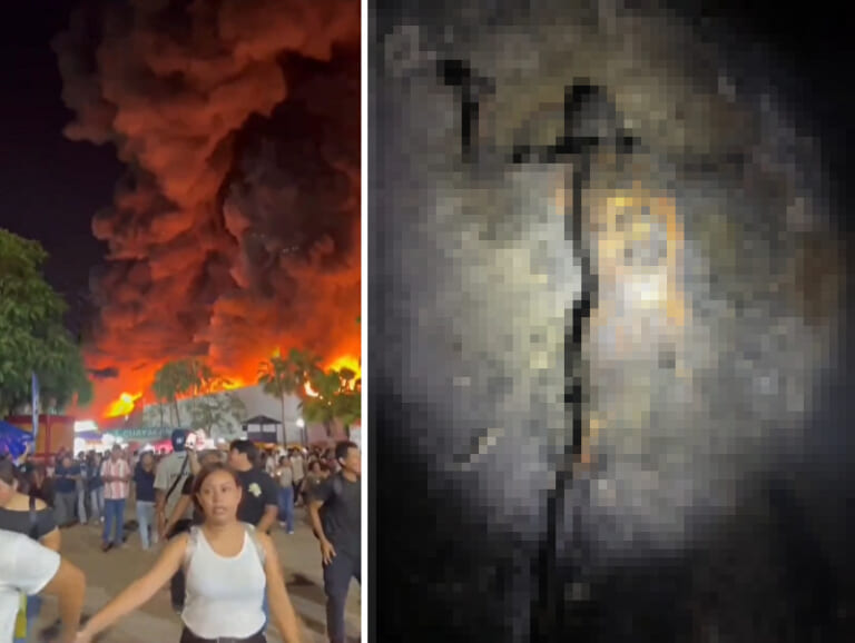 【閲覧注意】メキシコで地獄のような火災が発生 ⇒ 火が消えた後の画像が恐ろしすぎる