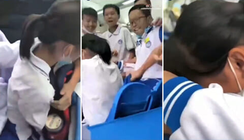 女子中学生（14）教室内・性的暴行事件の無修正動画、ガチでヤバすぎる・・・・・