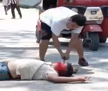 【閲覧注意】これはめっちゃ怖い。街中で殺人鬼が撮影される（動画あり）