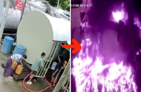 【閲覧注意】巨大燃料タンク爆発で2人即死…恐ろしすぎるビフォーアフター（動画あり）
