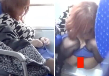 【盗撮】「電車にマ○コ丸出しのヤバい女いたから見てくれ…」⇒ とんでもない迷惑行為
