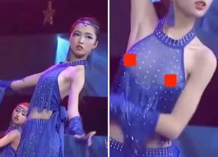 【動画】ダンス部の女子大生、本番中にブラがズレて乳首透け透けになってしまうｗｗｗ