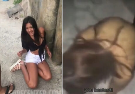 【閲覧注意】こういう美女が死にそうなレベルでボコボコにされてる動画 初めて見た