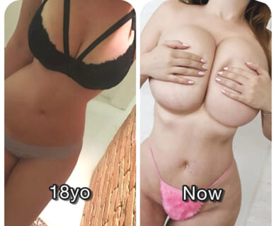 女子は18歳以降もおっぱいが大きくなり続ける事がよく分かるヌード画像16人分