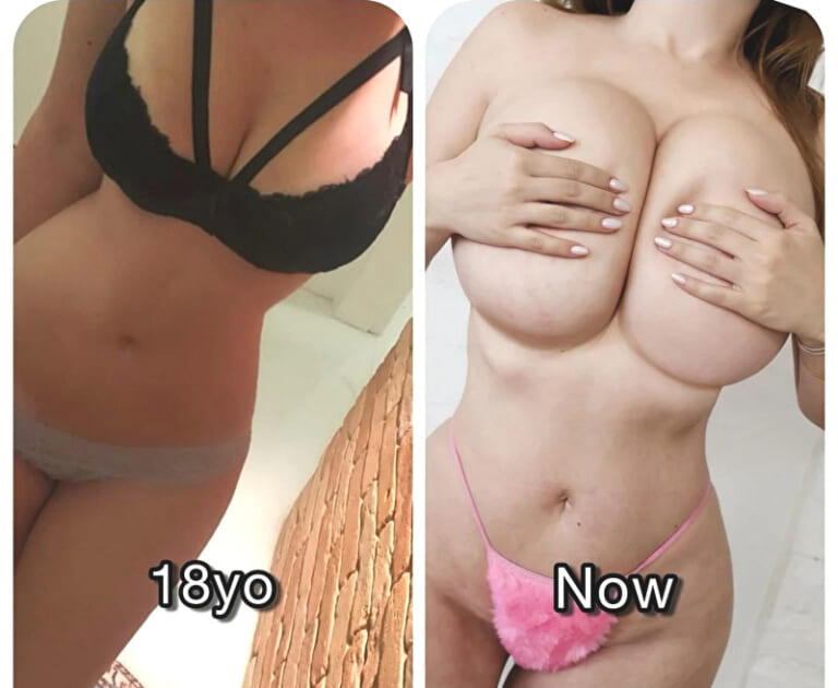 女子は18歳以降もおっぱいが大きくなり続ける事がよく分かるヌード画像16人分