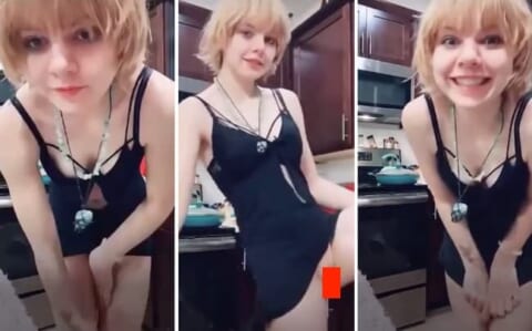 【事故】白人美少女、無修正マ○コを見せてしまいショックで生配信をやめる…（動画あり）