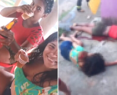 【閲覧注意】10代少女2人、酒飲みまくってバイクで帰った「5分後の動画」がヤバすぎる