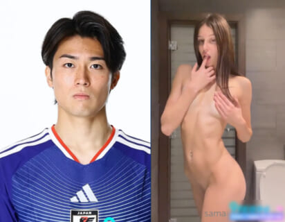 【流出】中村敬斗の彼女（白人美女モデル）の全裸オ○ニー動画がエロすぎると話題に