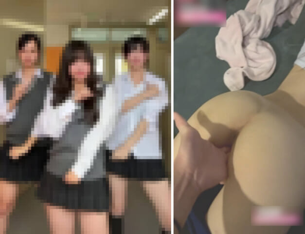 【エロ注意】ダンス部のハーフ美女JD、Xに「手マンでイカされてる動画」をアップされ終わる…