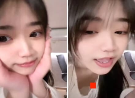 【奇形】生配信中ポロリした10代美少女、「顔面偏差値と乳首のギャップが異次元」と話題に