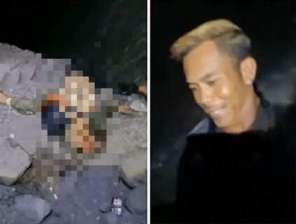 【閲覧注意】サイコパス、橋の下で ”この状態の女性” を見て笑ってしまう…イカレてるだろ…（動画）