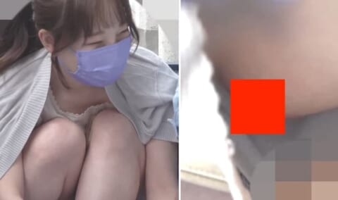 【盗撮】子供と市民プールで遊んでる若妻、乳首丸見えだった…これは無防備すぎる