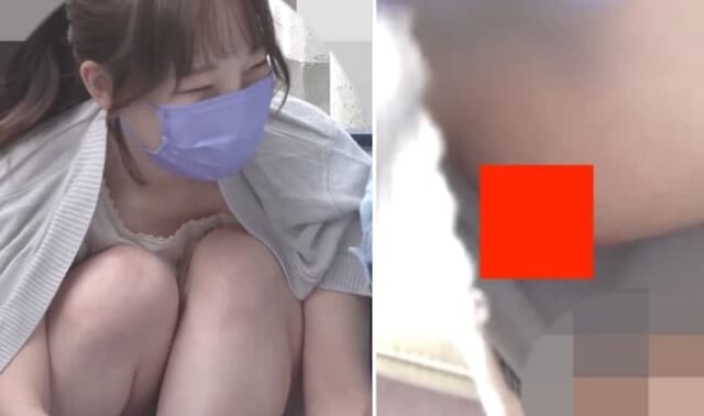 【盗撮】子供と市民プールで遊んでる若妻、乳首丸見えだった…これは無防備すぎる