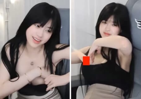 【ポロリ】清純派美女YouTuberさん、生配信中にエロすぎる乳首晒してしまうｗｗｗ
