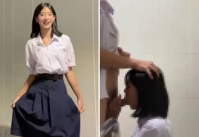 学校で一番人気の女子ダンス部員♀、トイレで性処理させられる動画が流出する… ⇐ 従順すぎて更に人気にｗｗｗｗ