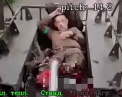 【閲覧注意】両足を切断されたウクライナ兵士「やめてくれ…もうやめてくれ…」⇒ 結果（動画あり）
