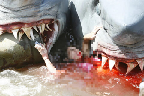 【閲覧注意】巨大ホホジロザメに食い殺された男子高校生の画像、これ公開されちゃダメなやつだろ…