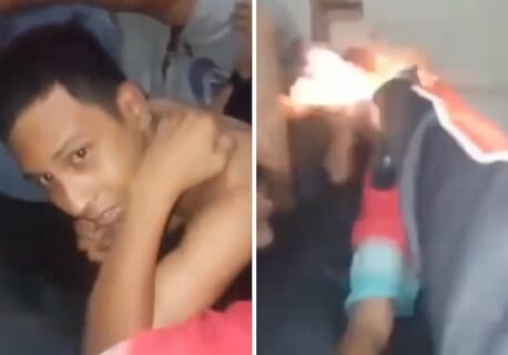 【閲覧注意】伝説の「皆殺し処刑」動画、これ撮影した奴全員が死刑になるレベルだわ…