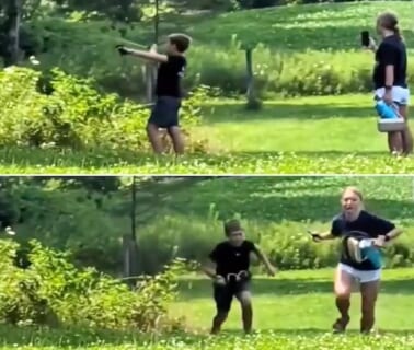 【閲覧注意】スズメバチの巣をパチンコで破壊した姉弟、怒り狂った大群に襲われ地獄を見る…