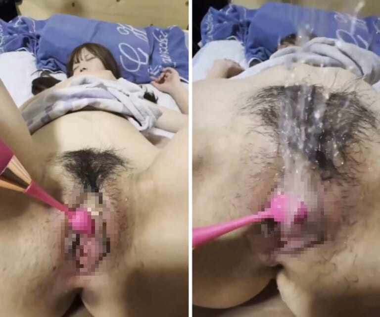 【動画】何も喋んないのに、急に潮吹いてガチイキする素人女子エロすぎだろｗｗｗ