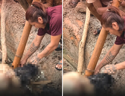 【閲覧注意】ネパールの洪水で死亡した女性の死体から金品を奪う男達の動画エグすぎ…