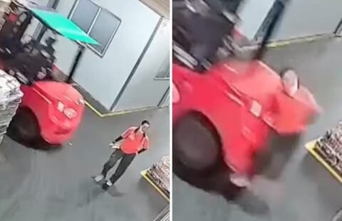 【閲覧注意】安全意識ゼロすぎる女性作業員が壮絶死する瞬間、ヤバすぎ（動画あり）