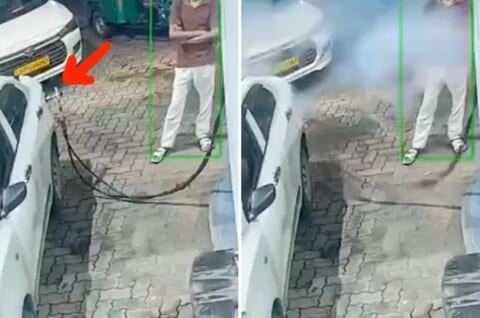 【閲覧注意】ガス噴射で即死…インドのガソリンスタンドで起きた ”ありえない” 死の瞬間