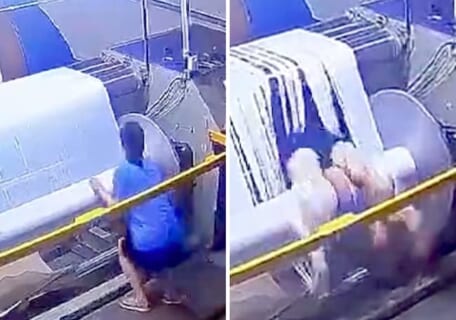 【閲覧注意】中国の工場で働く女さん、全身をグニャグニャに曲げられ壮絶死…（動画あり）