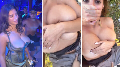 【ハメ撮り】クラブで5秒に1回ナンパされる激エロ女さん、案の定セ○クス動画が流出し抜かれまくる