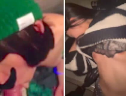 【ガチ】渋谷ハロウィンで肉便器にされた10代美少女達の流出動画、何回見てもエロい