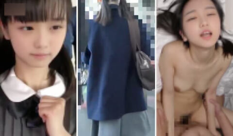 美少女JKが痴漢→ホテルで犯される日本のハメ撮り動画、エロすぎると海外で話題に