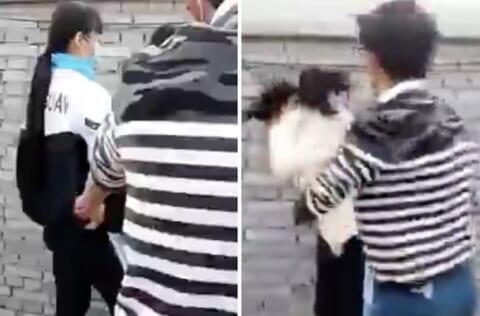 【閲覧注意】ヤンキー♀グループ「こいつやっちゃってｗ」⇒ JCが男に襲われるいじめ動画が流出