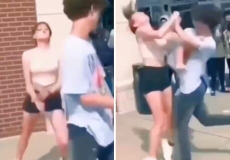 【閲覧注意】クラスの男子に喧嘩売った女子高生、みんなの前でKOさせられ終わる（動画あり）