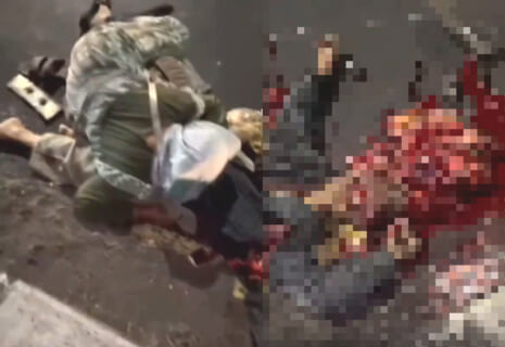 【閲覧注意】ミキサー車に潰された彼氏を抱擁する彼女の動画…物凄い光景だと話題に…