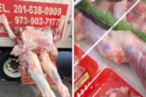 【閲覧注意】路上屋台の中国人「美味しいよ」⇒ これ、人肉じゃね・・・・・？（動画あり）