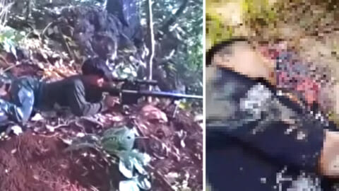 【閲覧注意】部族のスナイパー、敵部族の10代少年を1発で即死させてしまう・・・（動画あり）