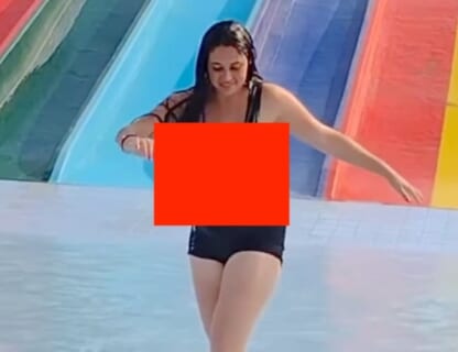 【動画】巨乳症の女の子、プールに行った結果ドエロい事になるｗｗｗｗｗｗ