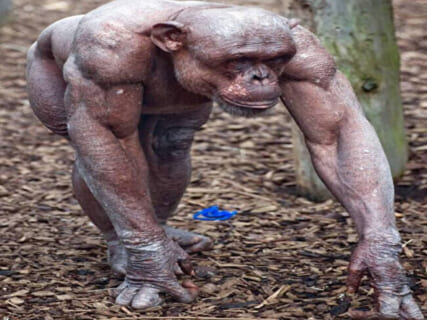 【閲覧注意】チンパンジーのボス（体重90kg・握力300kg）ﾌﾞﾁﾌﾞﾁ!!!ﾌﾞﾁｯｯｯ!ﾌﾞﾁｨｨｨ