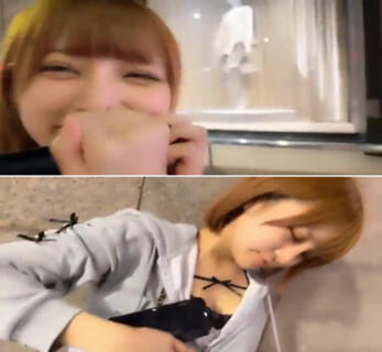 【エロ注意】新宿で泥酔した美女、路上でマ○コ丸出しになる様子を男に生配信されてしまう…