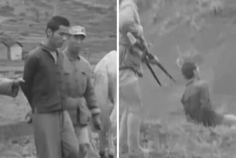 【閲覧注意】スパイ容疑をかけられた日本人が中国で射殺される映像、公開されてしまう